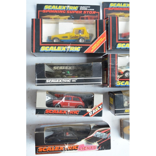 442 - Collection of Scalextric and other slot car sets, individual vehicles, track and accessories to incl... 