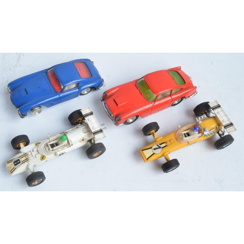 442 - Collection of Scalextric and other slot car sets, individual vehicles, track and accessories to incl... 