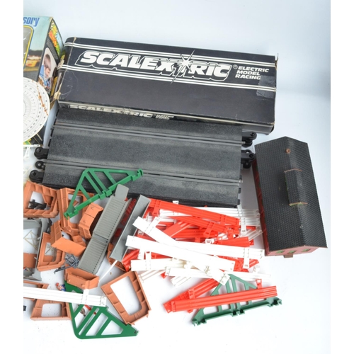 442 - Collection of Scalextric and other slot car sets, individual vehicles, track and accessories to incl... 