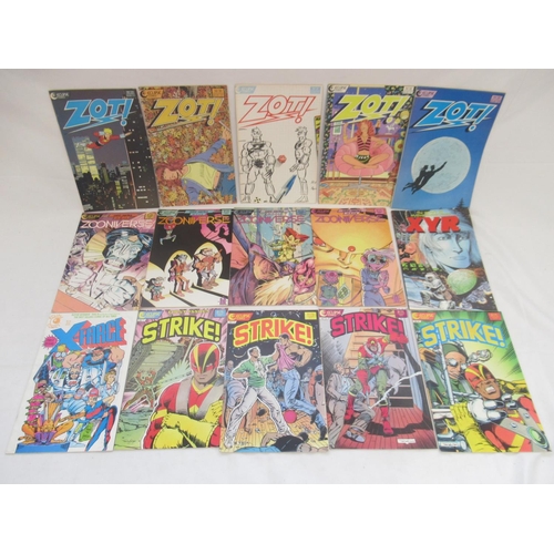 771 - Eclipse Comics - mixed collection of Eclipse comics to inc. Miracleman, Zot!, Zooniverse, Strike, et... 