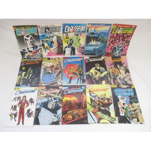 772 - Eclipse Comics - mixed collection of Eclipse comics to in. Aztec Ice, DNA Agents, Crossfire, Destroy... 