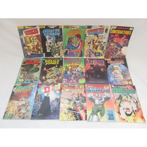 772 - Eclipse Comics - mixed collection of Eclipse comics to in. Aztec Ice, DNA Agents, Crossfire, Destroy... 