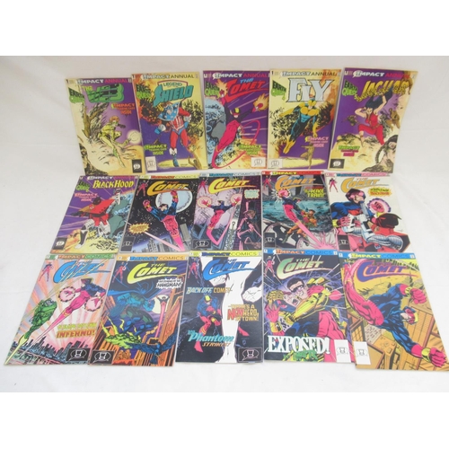 774 - !mpact Comics - mixed collection of !mpact comics to inc. The Fly, The Web, The Comet, etc. (approx.... 