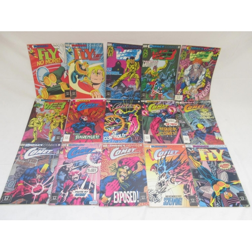 774 - !mpact Comics - mixed collection of !mpact comics to inc. The Fly, The Web, The Comet, etc. (approx.... 