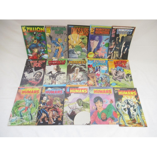 776 - Eternity Comics - mixed collection of Eternity comics to inc. Fright, Ex-Mutants, Broid, White Devil... 