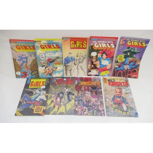 776 - Eternity Comics - mixed collection of Eternity comics to inc. Fright, Ex-Mutants, Broid, White Devil... 