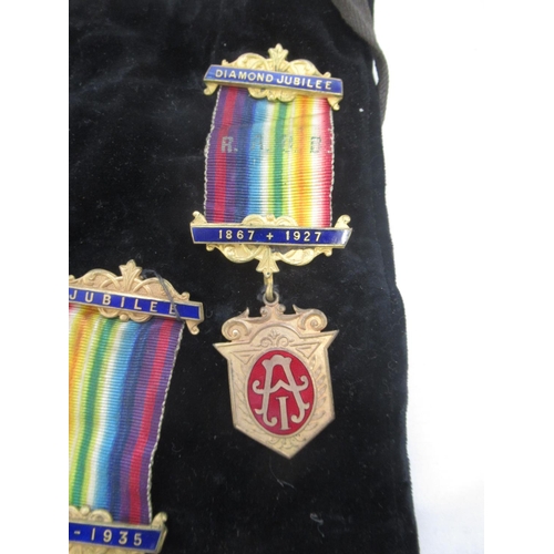 614 - R.O.A.B. - set of 5 medals to inc. National Convalescent Fund, Grovehouse Orphanage Harrogate, Liver... 