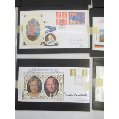 681 - Collection of 54 signed Benham FDC's, 1 other signed FDC and a Benham Henry VIII & his Six Wives Med... 