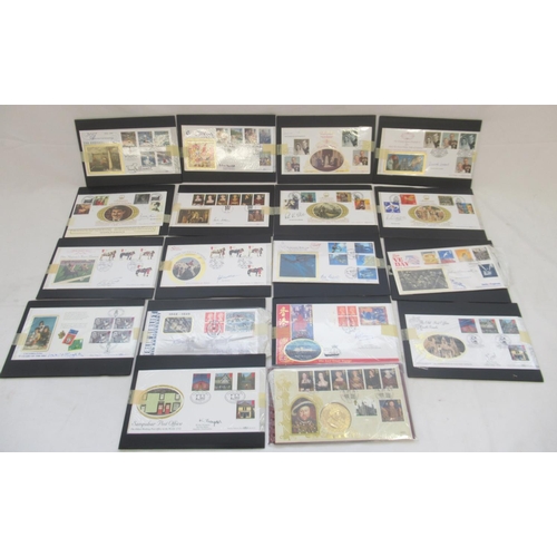 681 - Collection of 54 signed Benham FDC's, 1 other signed FDC and a Benham Henry VIII & his Six Wives Med... 