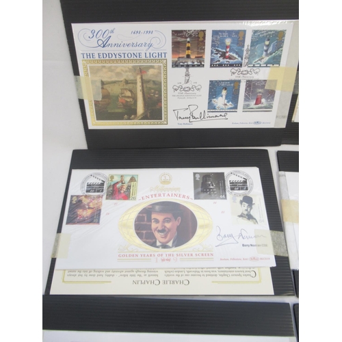 681 - Collection of 54 signed Benham FDC's, 1 other signed FDC and a Benham Henry VIII & his Six Wives Med... 