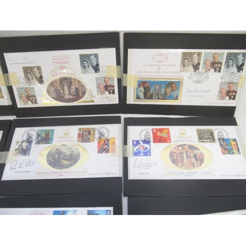 681 - Collection of 54 signed Benham FDC's, 1 other signed FDC and a Benham Henry VIII & his Six Wives Med... 