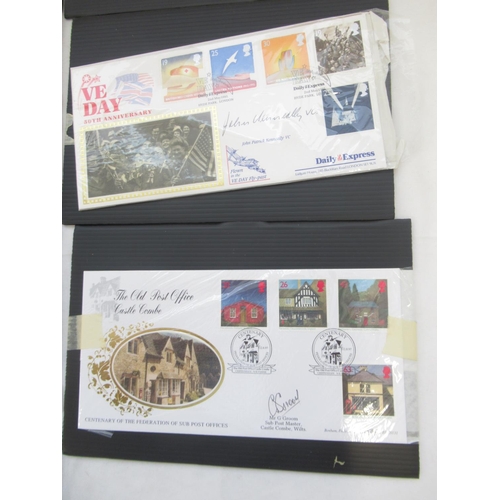 681 - Collection of 54 signed Benham FDC's, 1 other signed FDC and a Benham Henry VIII & his Six Wives Med... 