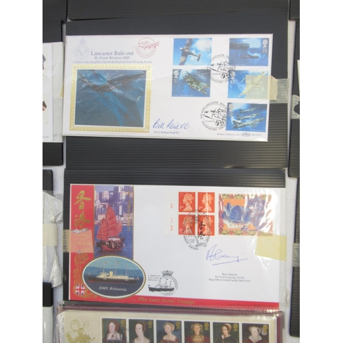 681 - Collection of 54 signed Benham FDC's, 1 other signed FDC and a Benham Henry VIII & his Six Wives Med... 