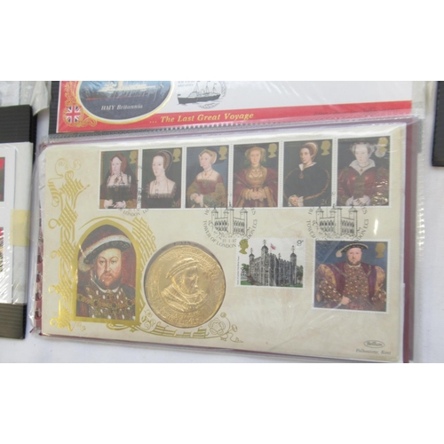 681 - Collection of 54 signed Benham FDC's, 1 other signed FDC and a Benham Henry VIII & his Six Wives Med... 