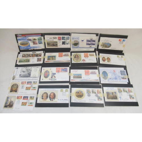 681 - Collection of 54 signed Benham FDC's, 1 other signed FDC and a Benham Henry VIII & his Six Wives Med... 