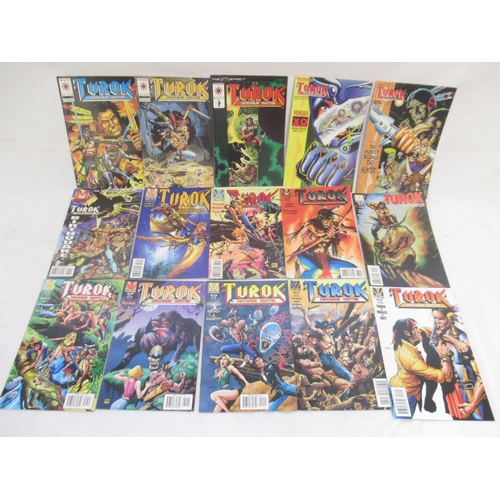 799 - Collection of Turok Dinosaur Hunter comics from Dynamite, Dark Horse Comics and Valiant (approx. 48)