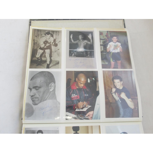 850 - Impressive one owner collection photo album cont. 352 signed photos and Lonsdale photos of Champion ... 