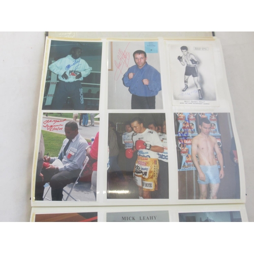 850 - Impressive one owner collection photo album cont. 352 signed photos and Lonsdale photos of Champion ... 