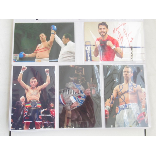 852 - Impressive one owner collection photo album cont. 367 signed photos of Champion and other Boxers, to... 