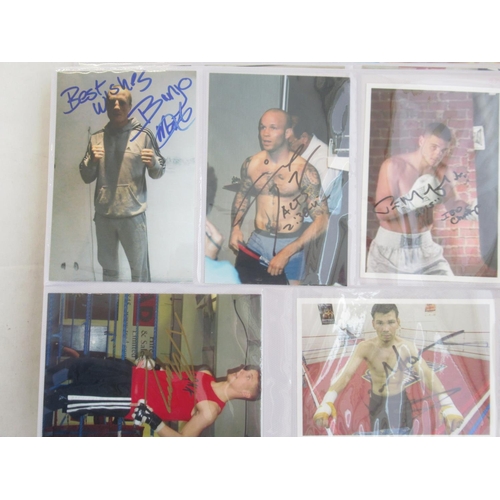 852 - Impressive one owner collection photo album cont. 367 signed photos of Champion and other Boxers, to... 