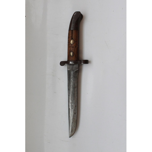 1569 - French 1840 Chassepot Bayonet. Lacking scabbard. Broken tip. Early converted (possible Lee Metford) ... 