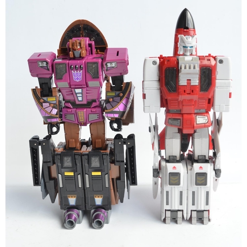 194 - Zeta Toys ZA-01 Armageddon Take-Off and ZB-01 Kronos Fly Fire Transformer models (both approx. 8.5