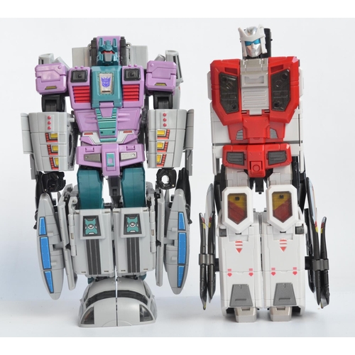 195 - Zeta Toys ZA-02 Armageddon Whirlblade and ZB-02 Kronos Air Strike Transformer models (both approx. 8... 