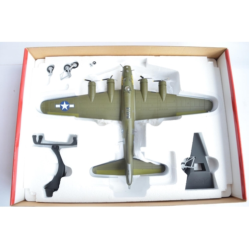 452 - Five boxed 1/72 scale diecast WWII era model aircraft from Corgi to include AA33305 B-17G 'Patches' ... 