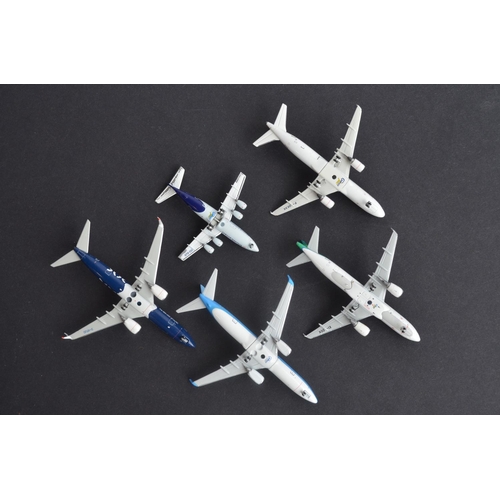 462 - Twenty two boxed 1/400 diecast European airlines themed civilian airliner models including highlydet... 