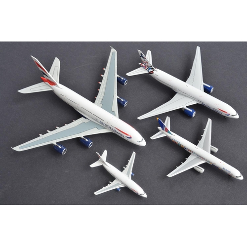 462 - Twenty two boxed 1/400 diecast European airlines themed civilian airliner models including highlydet... 