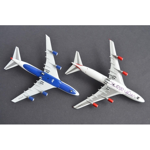 462 - Twenty two boxed 1/400 diecast European airlines themed civilian airliner models including highlydet... 