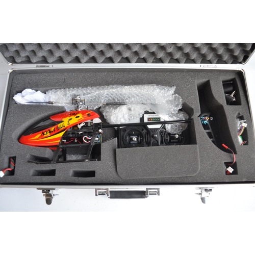 467 - E Sky 2.4G Buzzflyer Honerbee 2 radio controlled helicopter (L51cm) in metal flight case with access... 