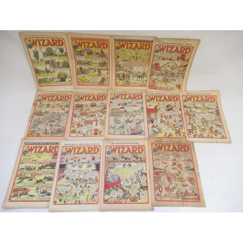 748 - The Wizard comics - collection of 1940s/50s The Wizard comics (approx. 28)