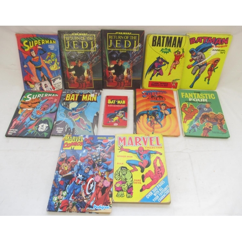 763 - Collection of Childrens annuals to inc. Batman, Superman, Spiderman, The Incredible Hulk, etc. (27)