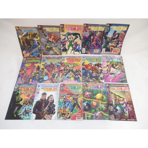 810 - Malibu comics - collection of mixed Malibu comics to inc. The Strangers, Solitaire, Wrath, Ultraforc... 