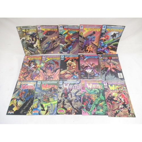 810 - Malibu comics - collection of mixed Malibu comics to inc. The Strangers, Solitaire, Wrath, Ultraforc... 