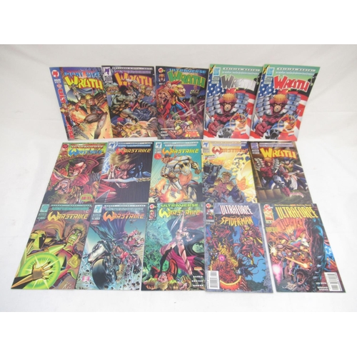 810 - Malibu comics - collection of mixed Malibu comics to inc. The Strangers, Solitaire, Wrath, Ultraforc... 