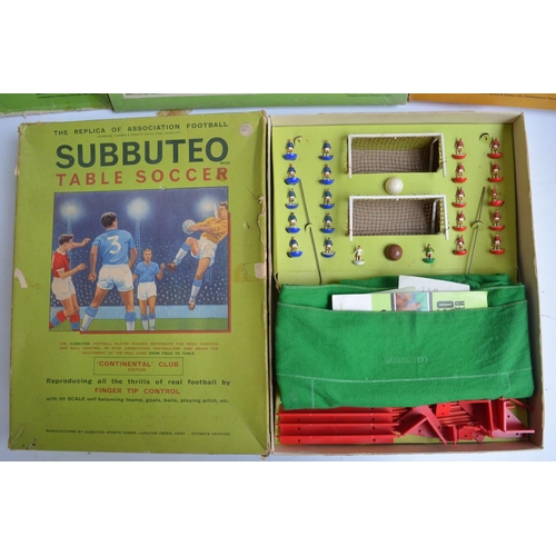 473 - Collection of vintage Subbuteo sets (please note 1 box with figure sets) including Floodlighting edi... 