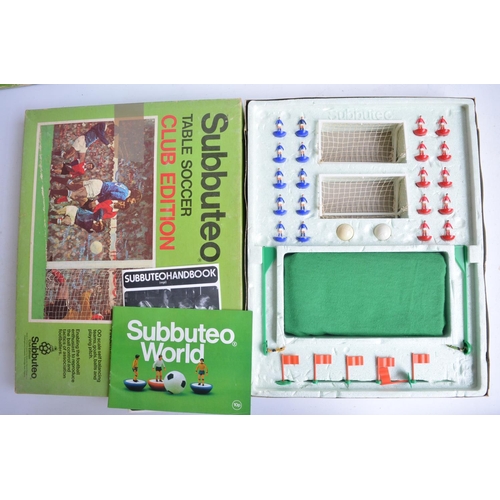 473 - Collection of vintage Subbuteo sets (please note 1 box with figure sets) including Floodlighting edi... 