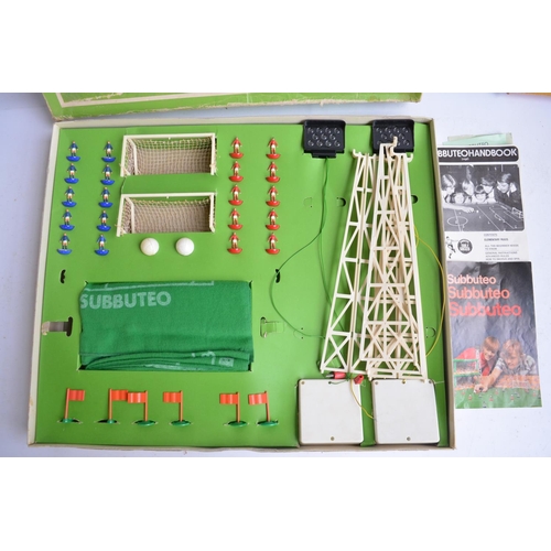 473 - Collection of vintage Subbuteo sets (please note 1 box with figure sets) including Floodlighting edi... 