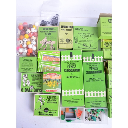 475 - Collection of vintage and modern Subbuteo sets and accessories to include floodlighting C101 set, Fr... 