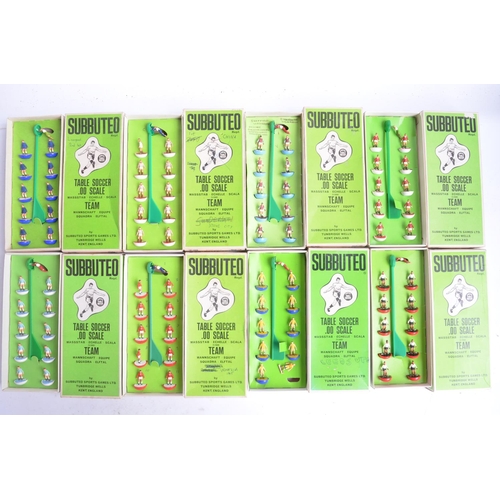 479 - Forty eight boxed vintage Subbuteo table football teams, most sets complete