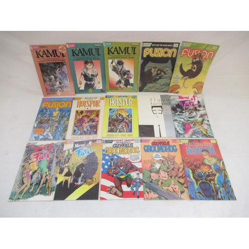 818 - Eclipse Comics - mixed collection of Eclipse comics to inc. Kamui, The Liberty Project, Hand of Fate... 