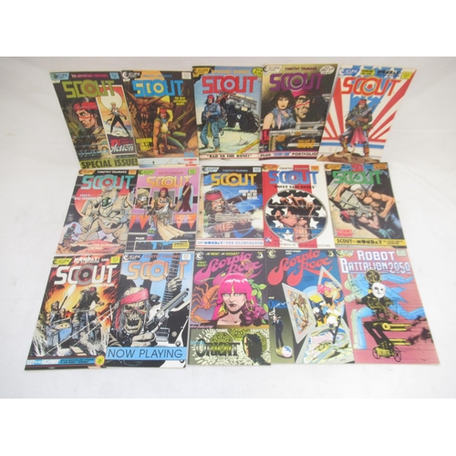 822 - Eclipse Comics - mixed collection of Eclipse comics to inc. Scout, The Prowler, Robin Hood, Sabre, e... 