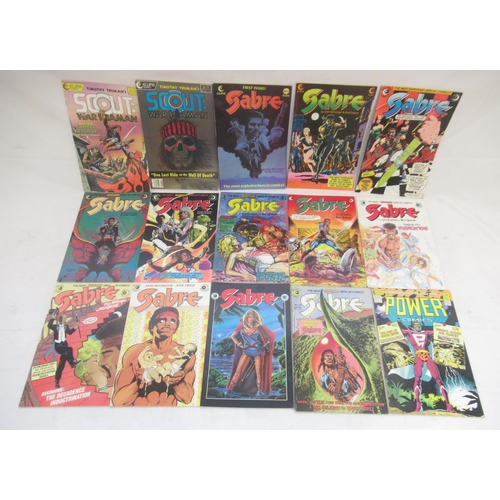 822 - Eclipse Comics - mixed collection of Eclipse comics to inc. Scout, The Prowler, Robin Hood, Sabre, e... 