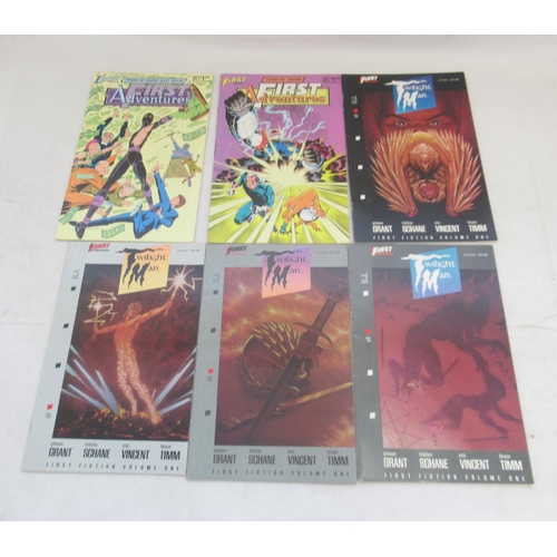 825 - First Comics - mixed collection of First comics to inc. Starslayer, Warp, Team Yankee, Zero Toleranc... 