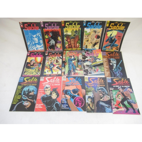 826 - First Comics - mixed collection of First comics to inc. Sable, Shatter, Sensei, Pyschoblast, etc. (a... 