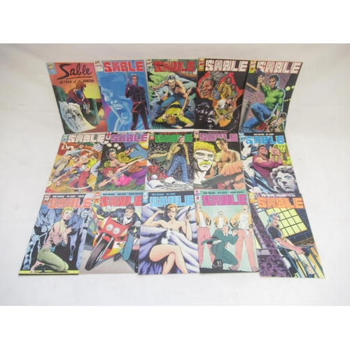 826 - First Comics - mixed collection of First comics to inc. Sable, Shatter, Sensei, Pyschoblast, etc. (a... 