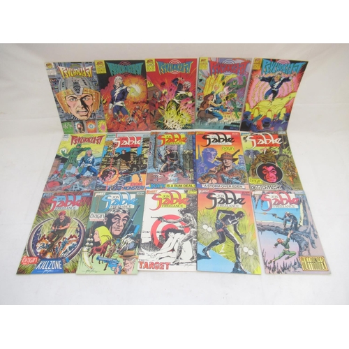 826 - First Comics - mixed collection of First comics to inc. Sable, Shatter, Sensei, Pyschoblast, etc. (a... 