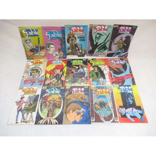 826 - First Comics - mixed collection of First comics to inc. Sable, Shatter, Sensei, Pyschoblast, etc. (a... 